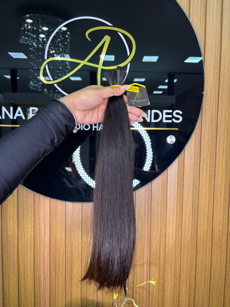 Cabelo brasileiro do Sul, 45 centímetros castanho escuro (queridinho das famosas)