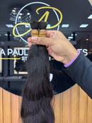 Cabelo Vietnamita ondulado 75cm, 100 gramas – 100% Humano, Fios Alinhados.