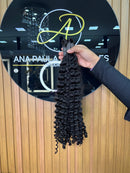 Cabelo Vietnamita cacheado 60cm, 100 gramas – 100% Humano, Fios Alinhados.